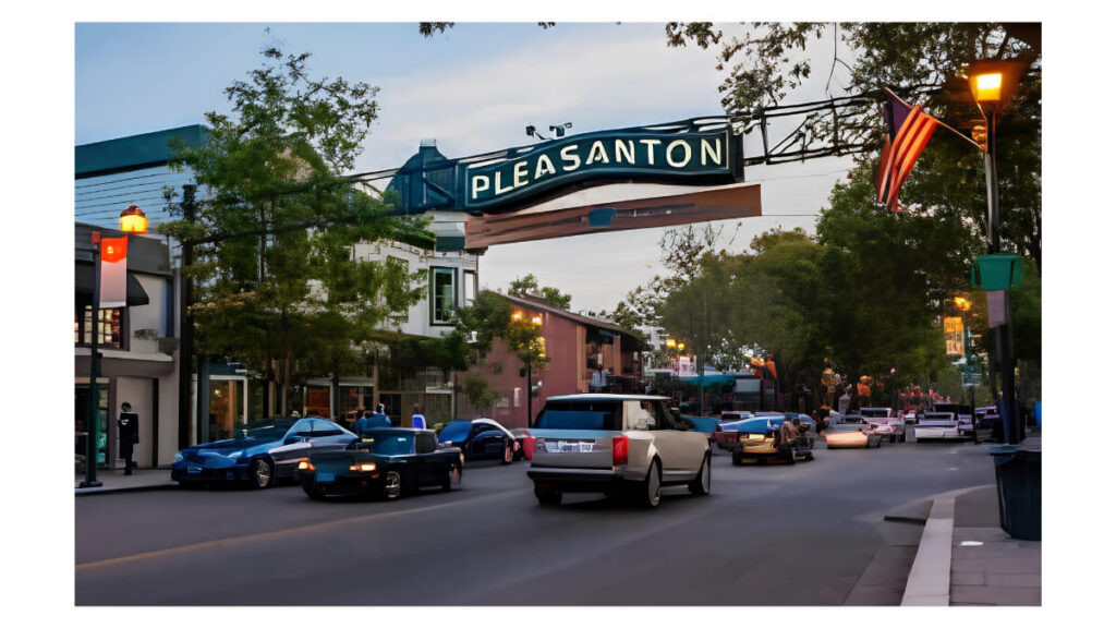 Downtown Pleasanton California
